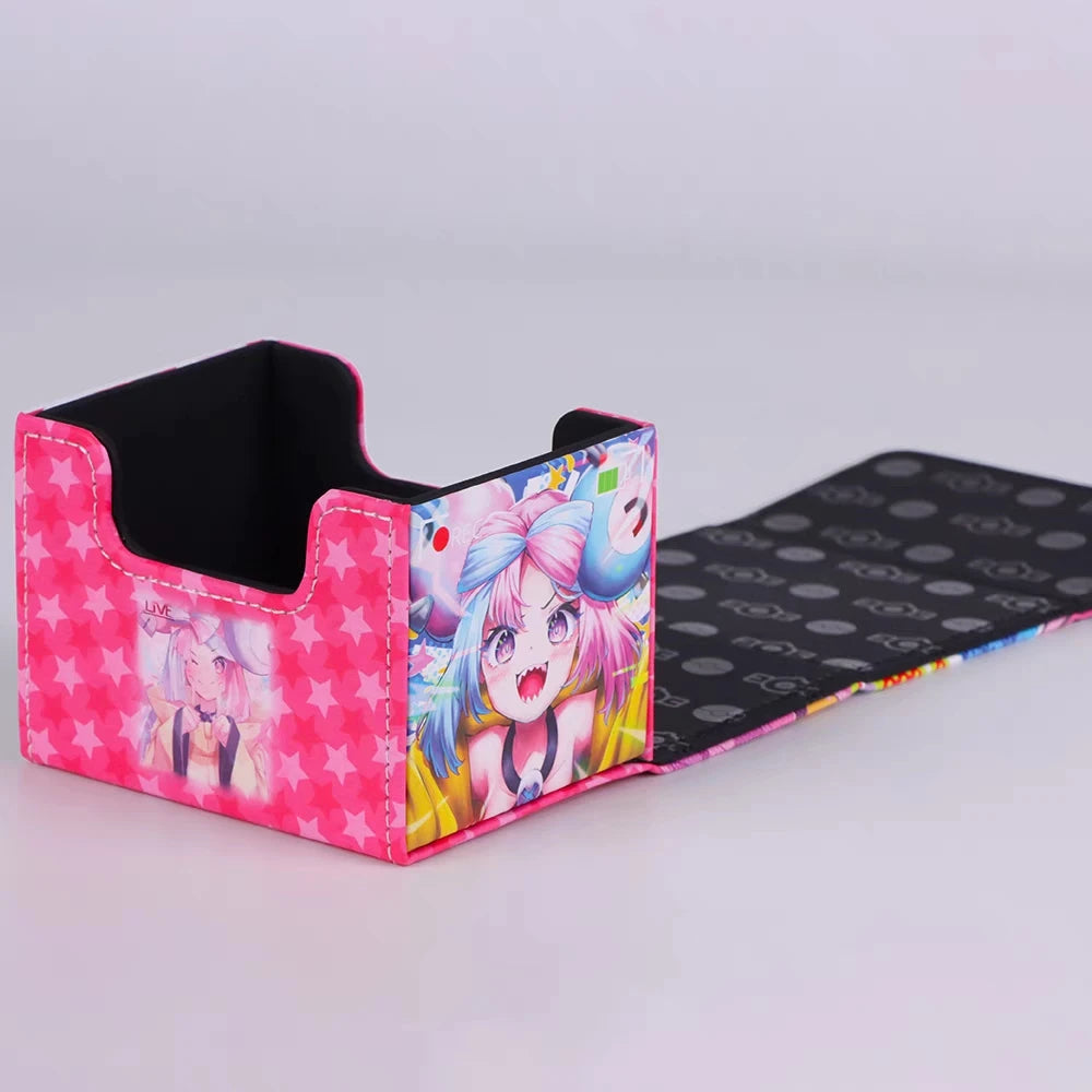 Big Size Anime Pokemon Figure Rosa Deck Box Board Games Yu-Gi-Oh TCG