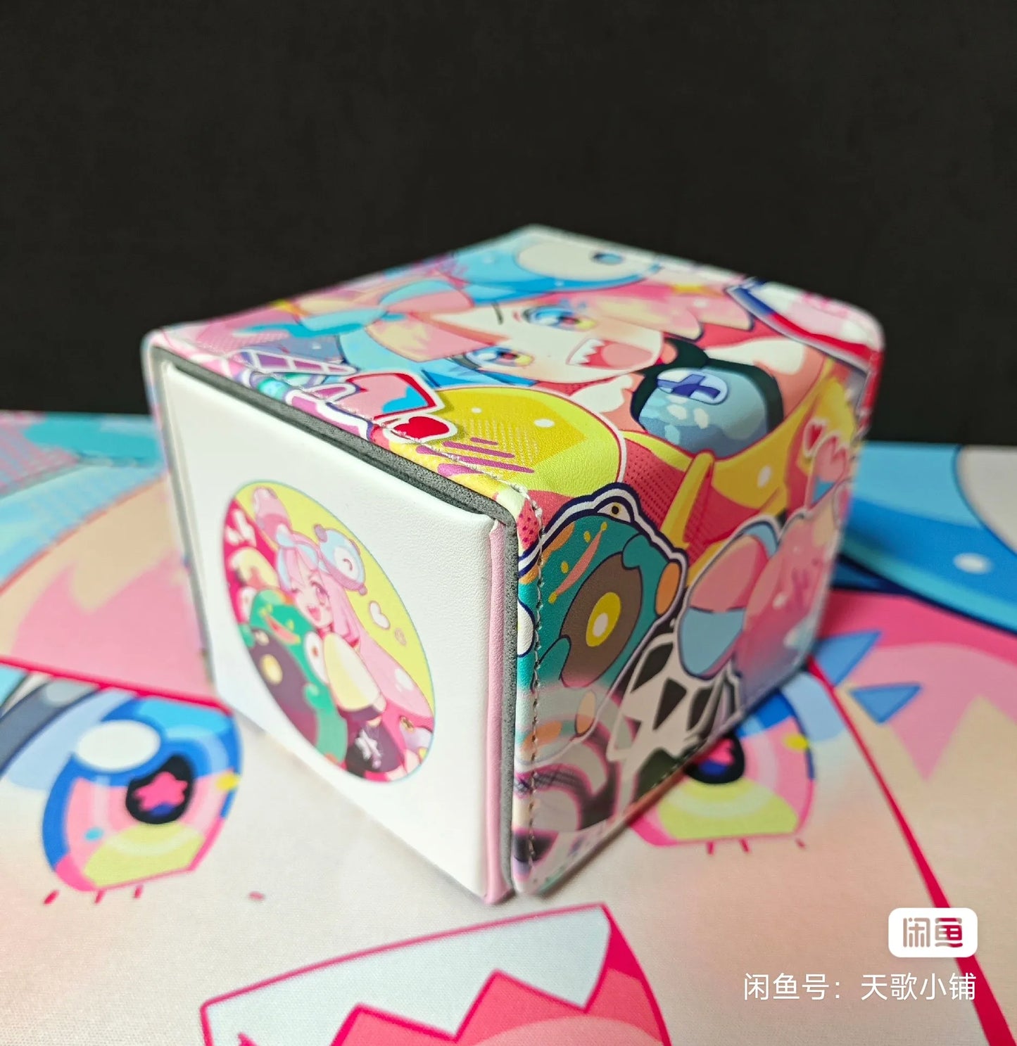 Pokemon Lono Deck Box Cute Anime Girl PTCG Trading Card Storage Case