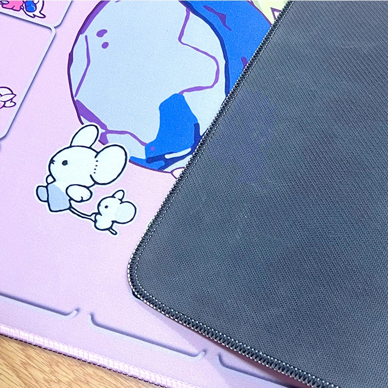 600X300X2Mm PTCG Trainer Nessa Iono Anime Card Mat Waterproof Rubber Pad