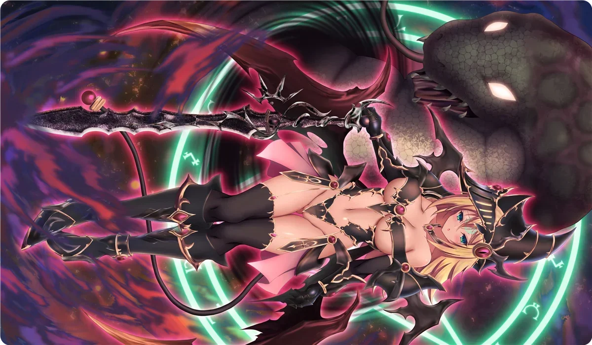 YuGiOh Dark Magician Girl TCG Playmat Gaming Mouse Pad Rubber Mat