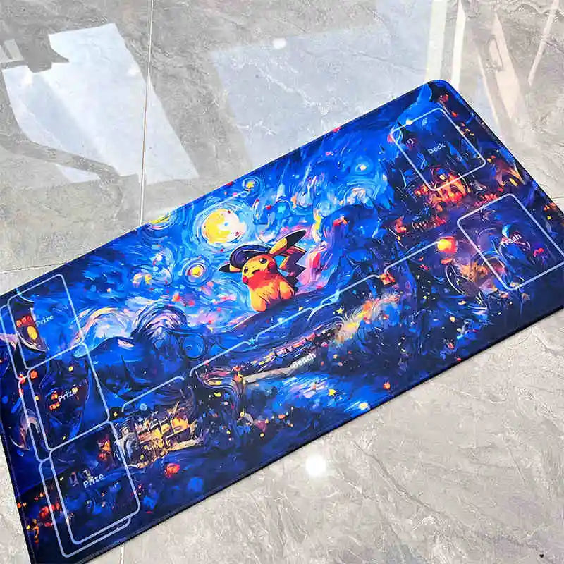 600X300X2Mm PTCG Trainer Nessa Iono Anime Card Mat Waterproof Rubber Pad
