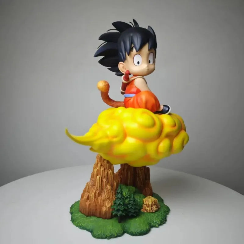 **** In Stock 20cm Dragon Ball Goku PVC Action Figure Sitting on Cloud