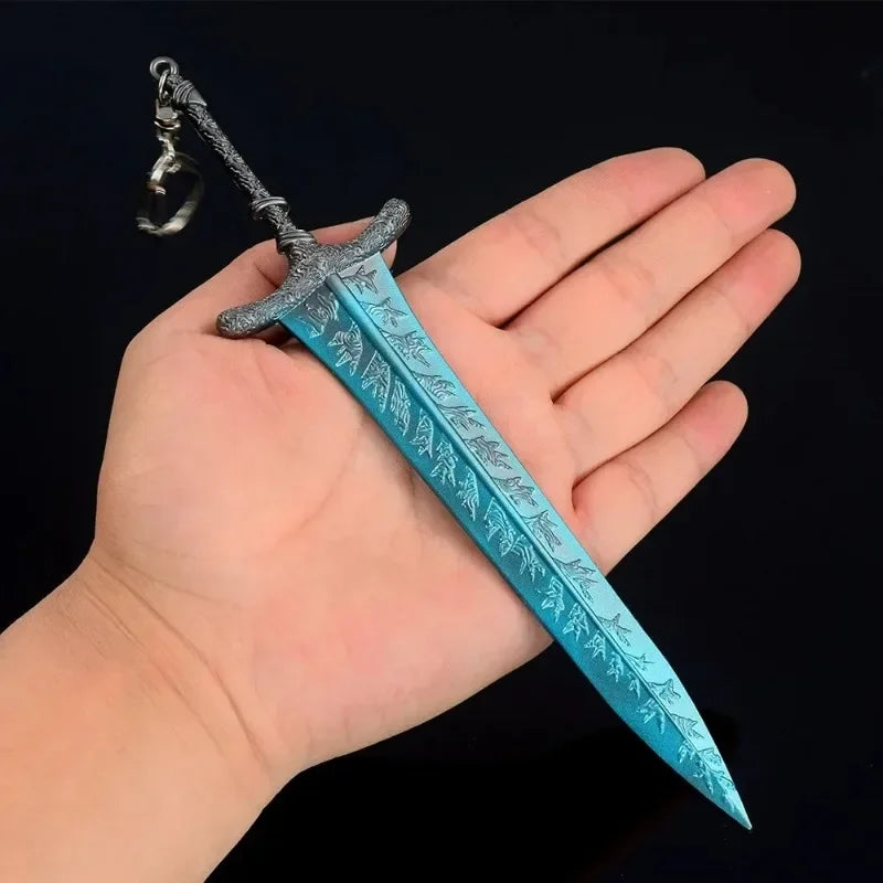 21cm Dark Moon Greatsword Anime Keychain Model Gift for Boys