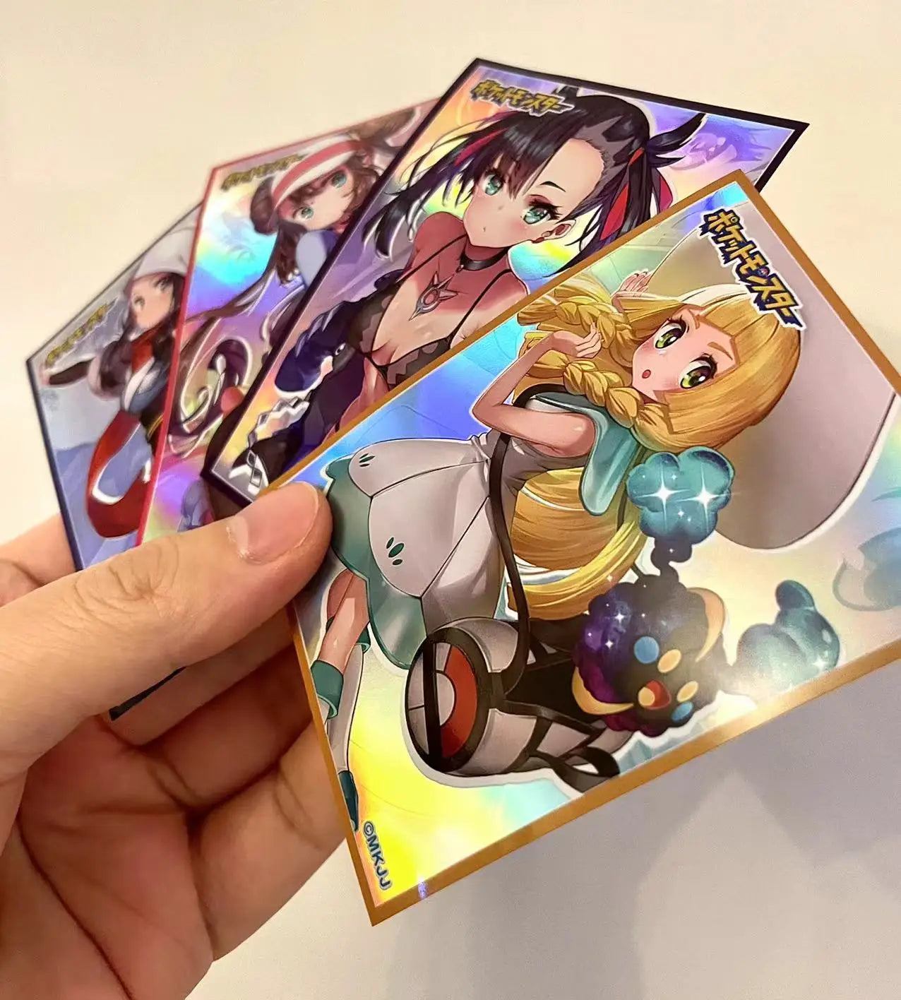 Pokemon Lono Deck Box Cute Anime Girl PTCG Trading Card Storage Case