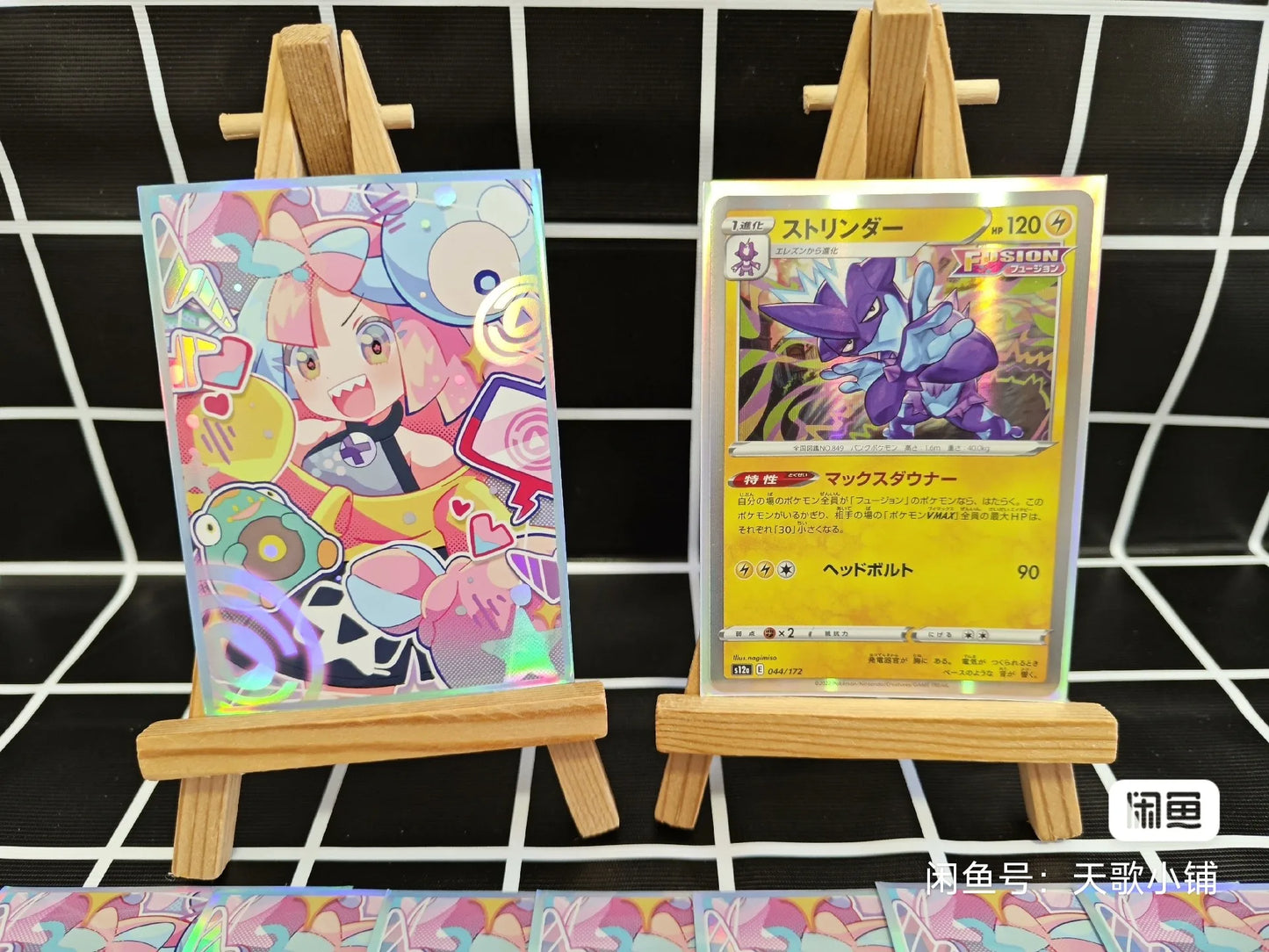 Pokemon Lono Deck Box Cute Anime Girl PTCG Trading Card Storage Case