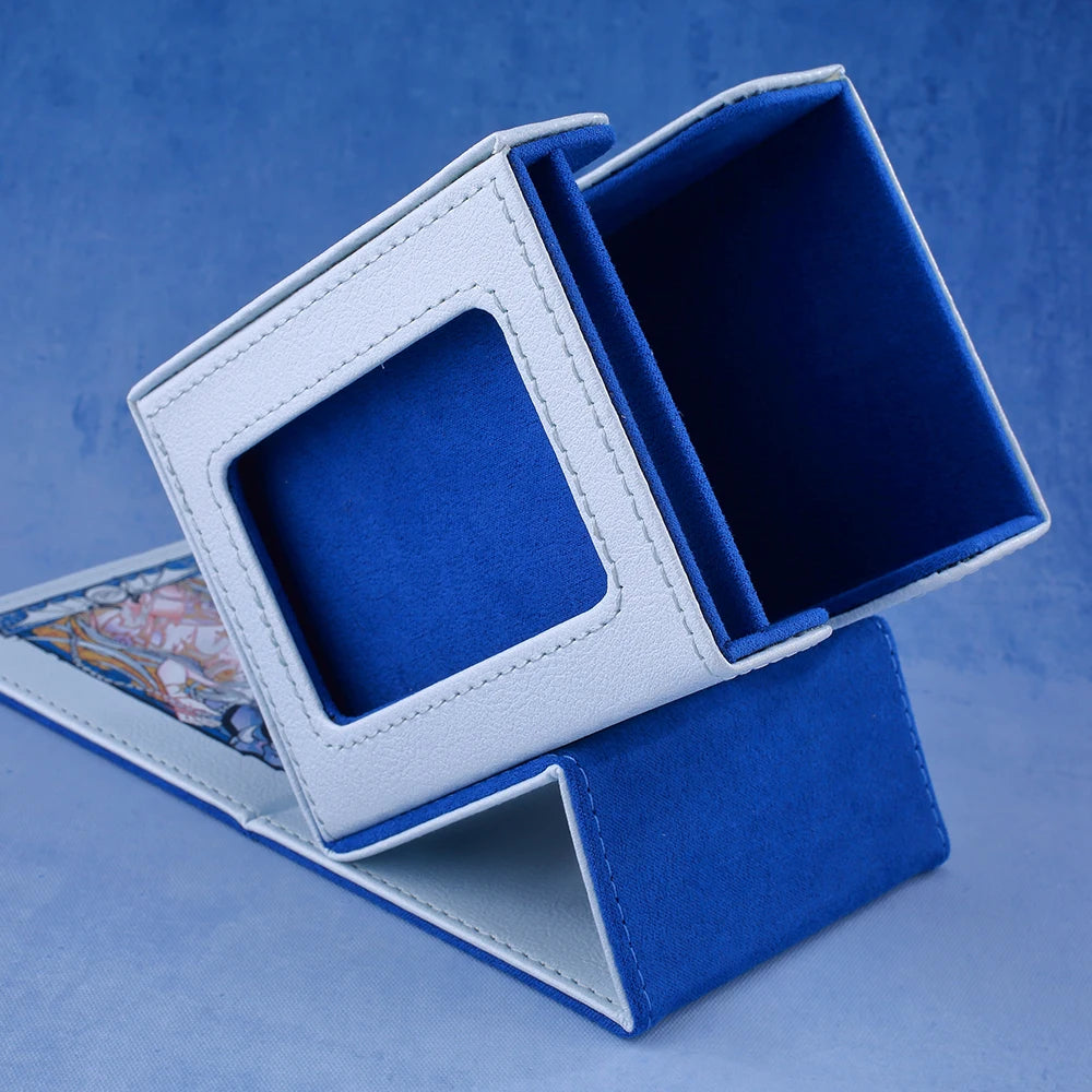Maiden of White Dragon TCG Deck Box Magnetic PU Leather 120+ Cards