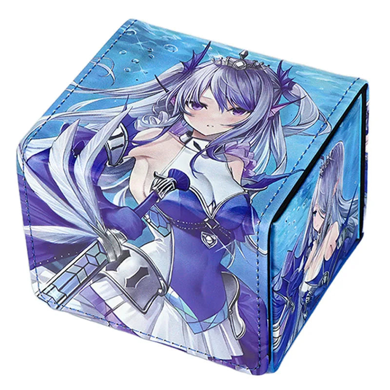 Yugioh Dragonmaid Deck Box PU Leather Storage 100+ TCG OCG Trading Cards