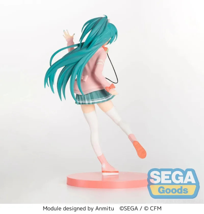 Hatsune Miku Ribbon Girl Figure – 9.4in SEGA PVC Anime Model