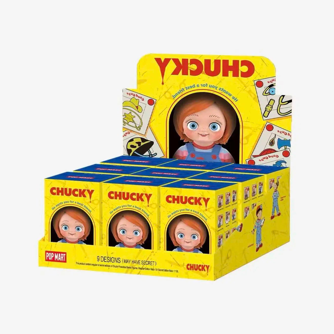 **** POPMART Chucky Ghost Return Series Blind Box Anime Figure Halloween Gift
