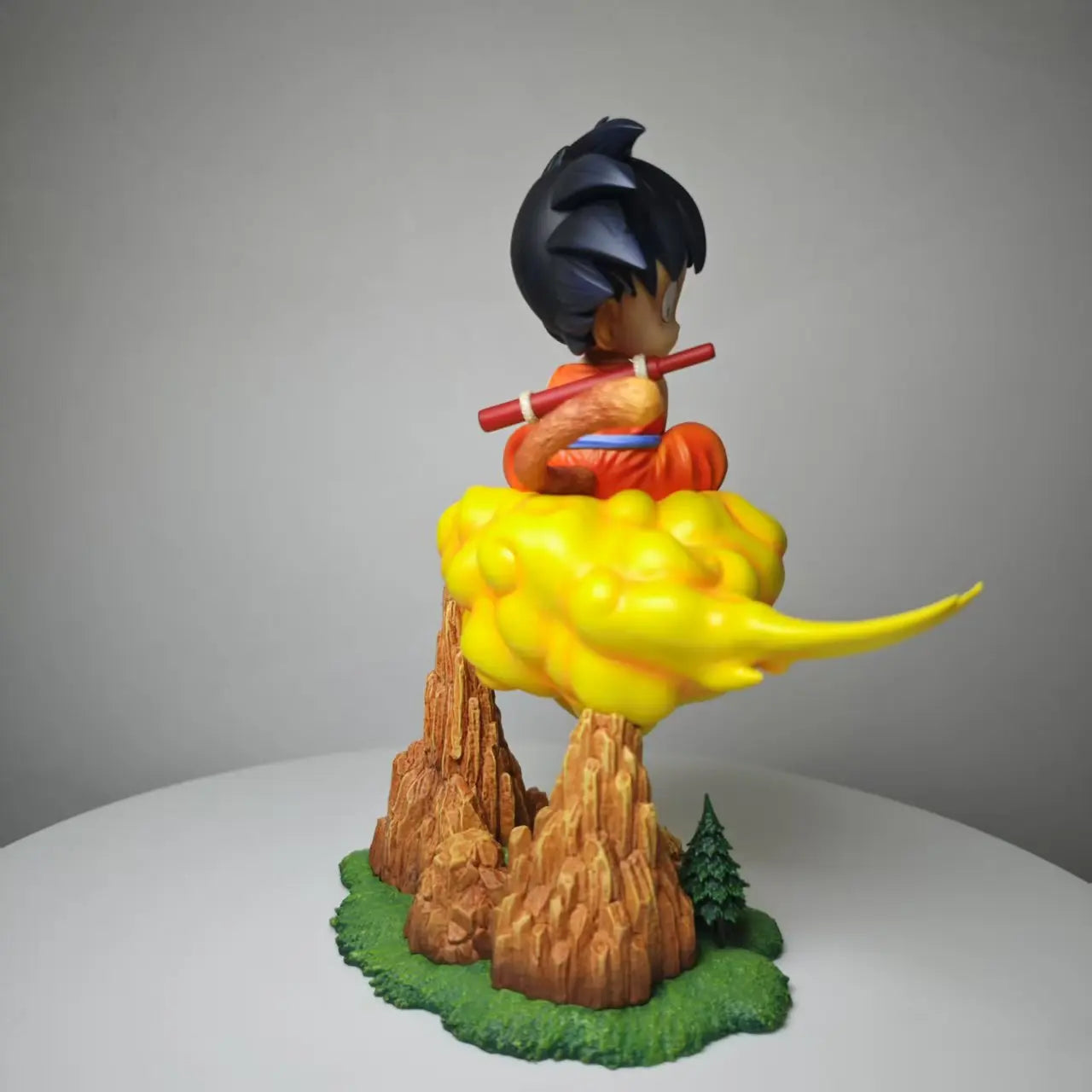 **** In Stock 20cm Dragon Ball Goku PVC Action Figure Sitting on Cloud