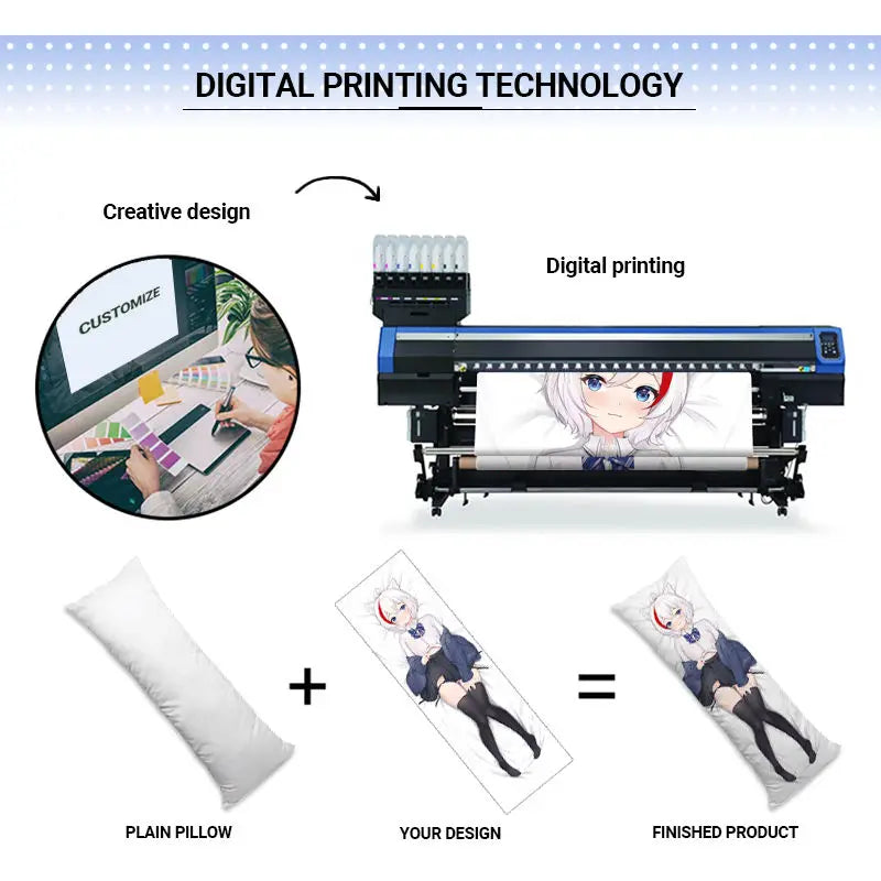 WAIFU Zenless Zone Zero Ellen Joe Dakimakura Pillowcase Anime Cushion