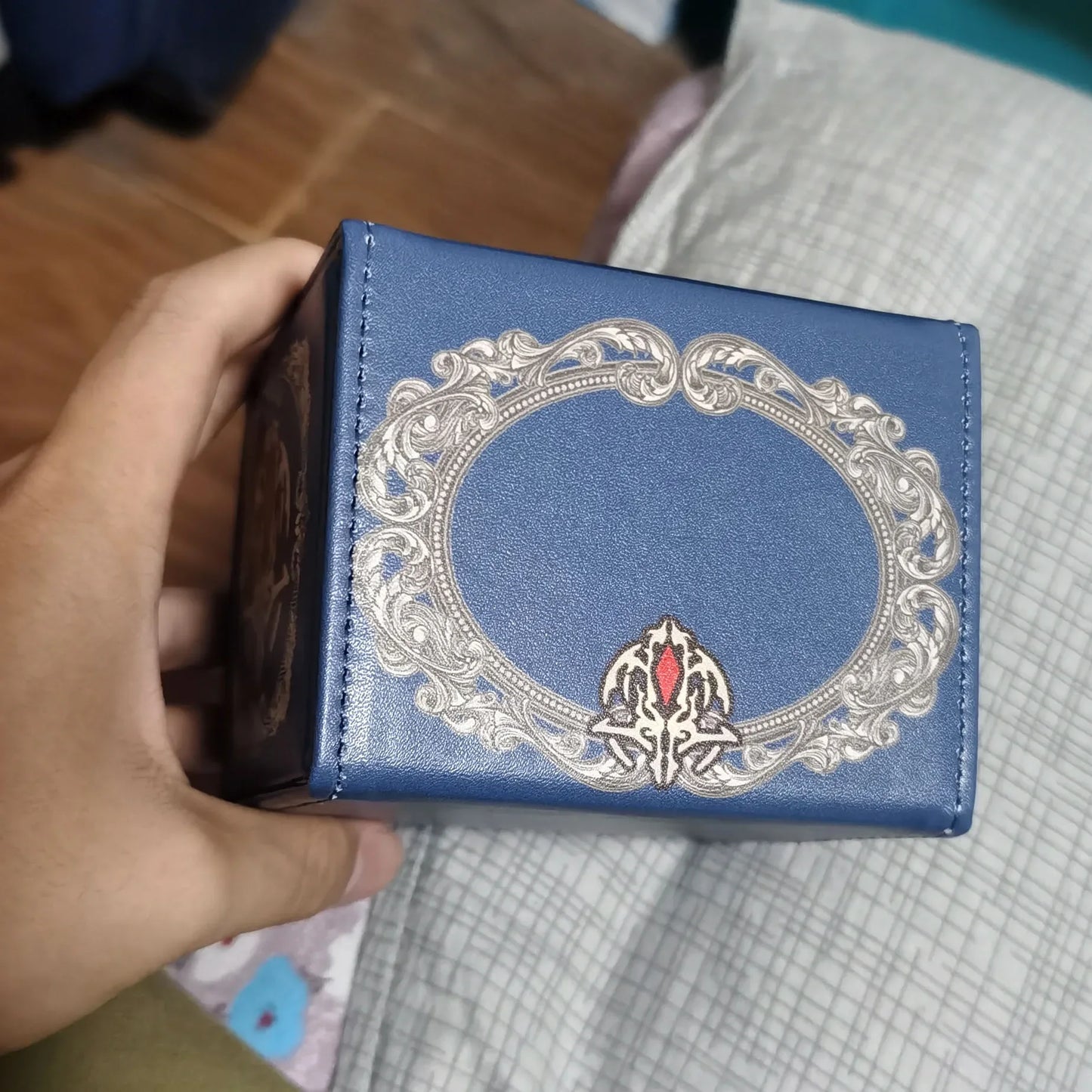 Yugioh Black Magician Girl PU Leather Deck Box Trading Card Storage