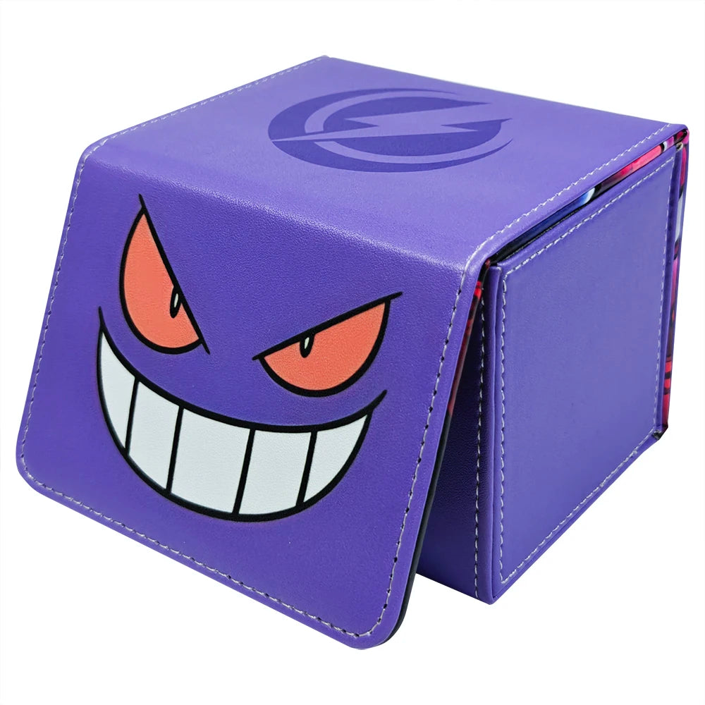 Anime Figures Gengar Deck Box Yugioh TCG Trading Cards PU Leather
