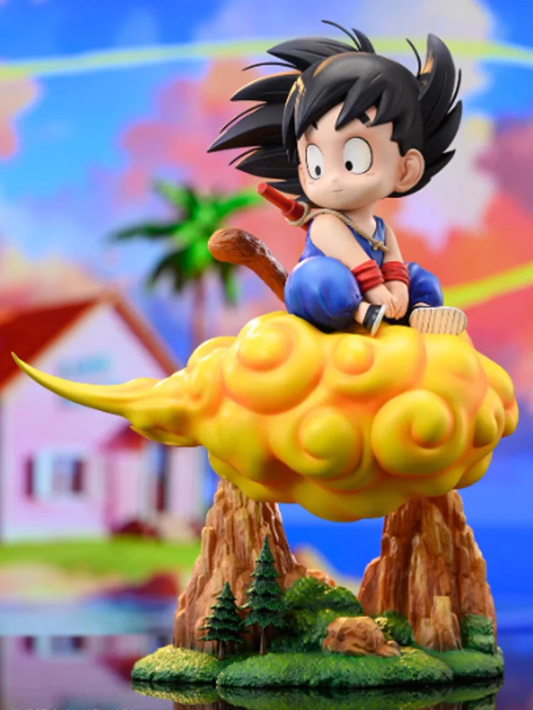 **** In Stock 20cm Dragon Ball Goku PVC Action Figure Sitting on Cloud