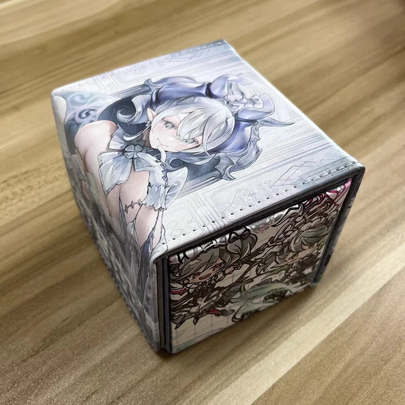 Yugioh Dragonmaid Deck Box PU Leather Storage 100+ TCG OCG Trading Cards