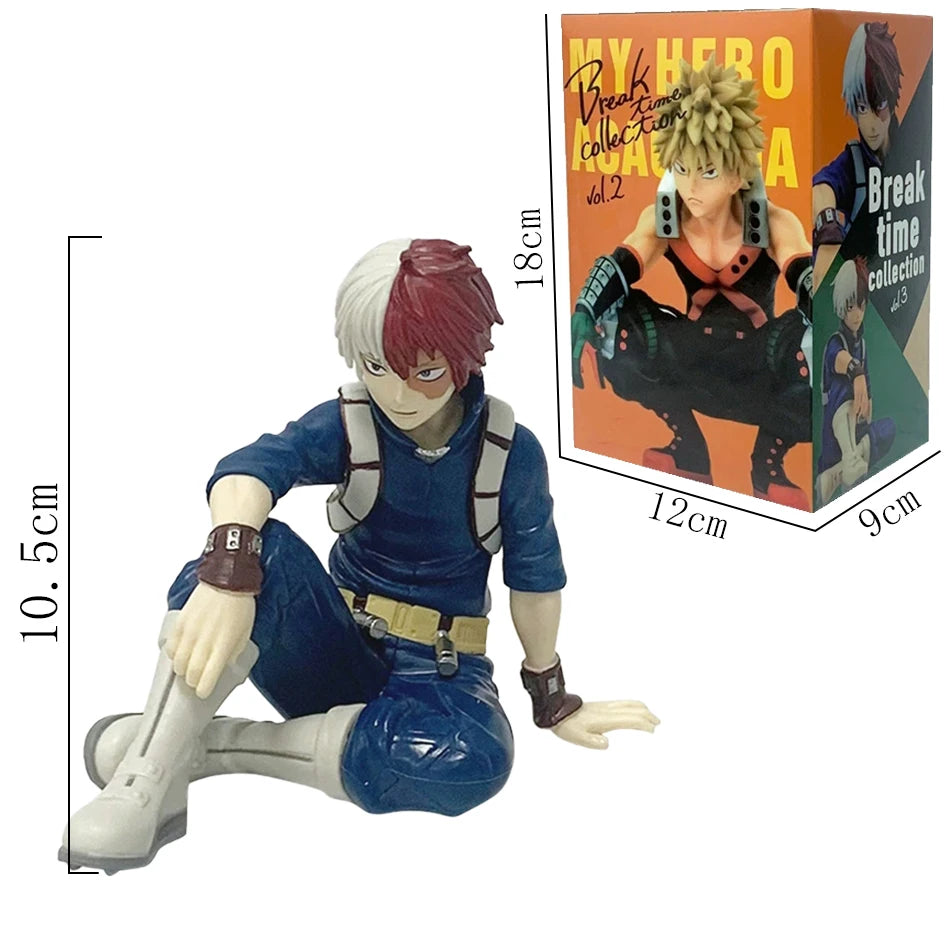 **** 10cm Q Version My Hero Academia Figures Midoriya Bakugou Ochaco Kids Gift