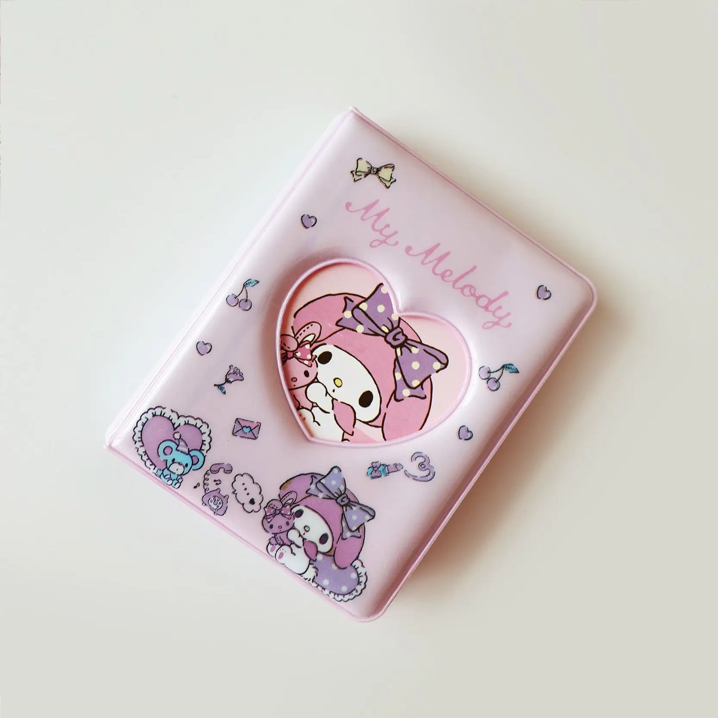 Kawaii Hello Kitty Photo Album Mini Card Collection Book Anime Kuromi