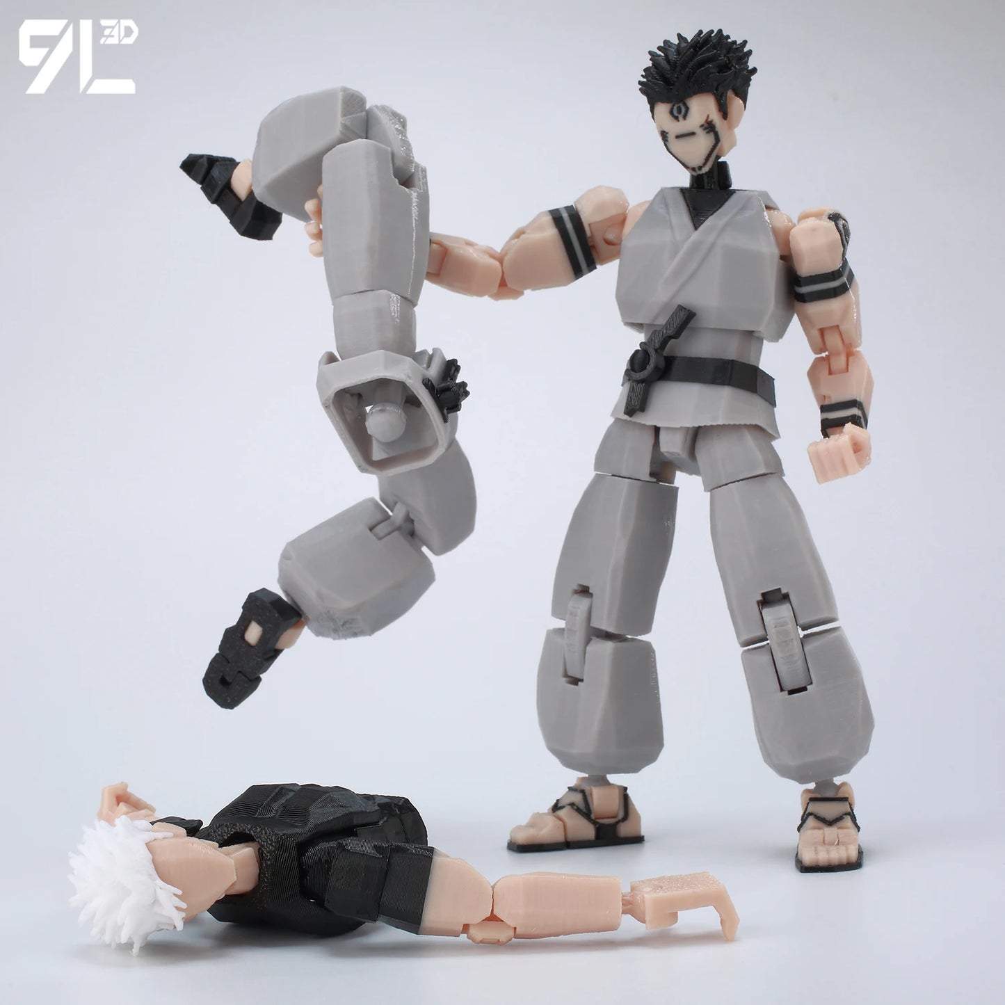 **** 9L3D Printed Jujutsu Kaisen Action Figures Sukuna Yuji Yuta Gojo