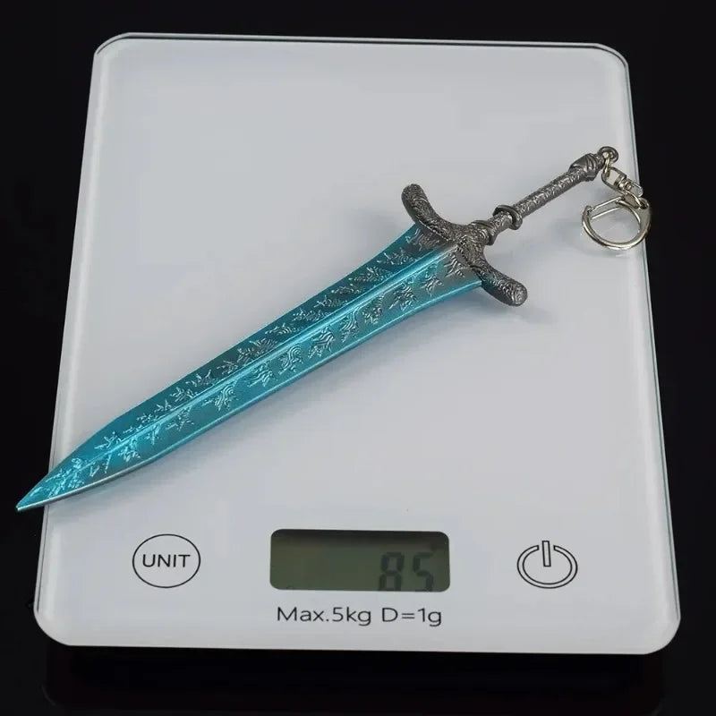 21cm Dark Moon Greatsword Anime Keychain Model Gift for Boys