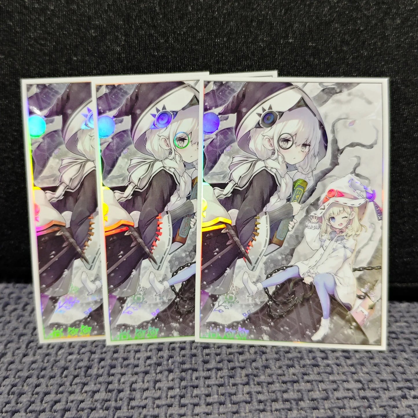 Yugioh Elzette Astellar White Forest Figure Deck Box PU Leather TCG Storage