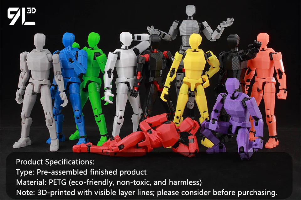 **** 9L3D Printed Jujutsu Kaisen Action Figures Sukuna Yuji Yuta Gojo