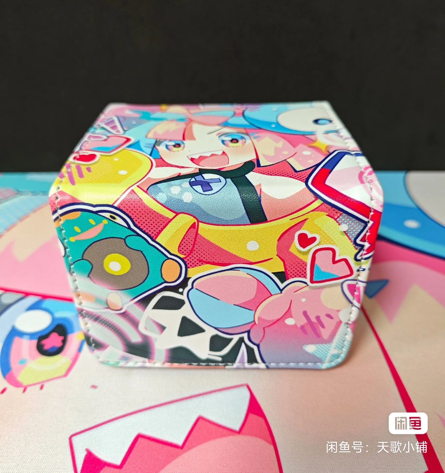 Pokemon Lono Deck Box Cute Anime Girl PTCG Trading Card Storage Case