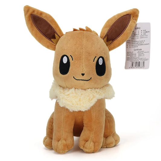 Pokemon Eevee Plush Stuffie – 8" Starter Evolution Plush Toy