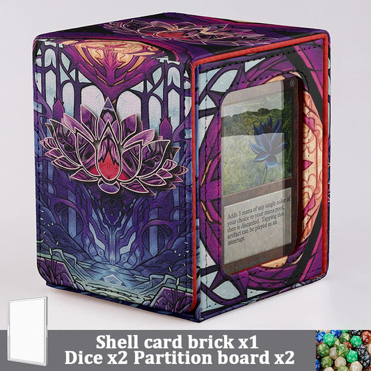 Black Lotus Art Commander Deck Box – Fits 100+ Sleeved MTG Cards
