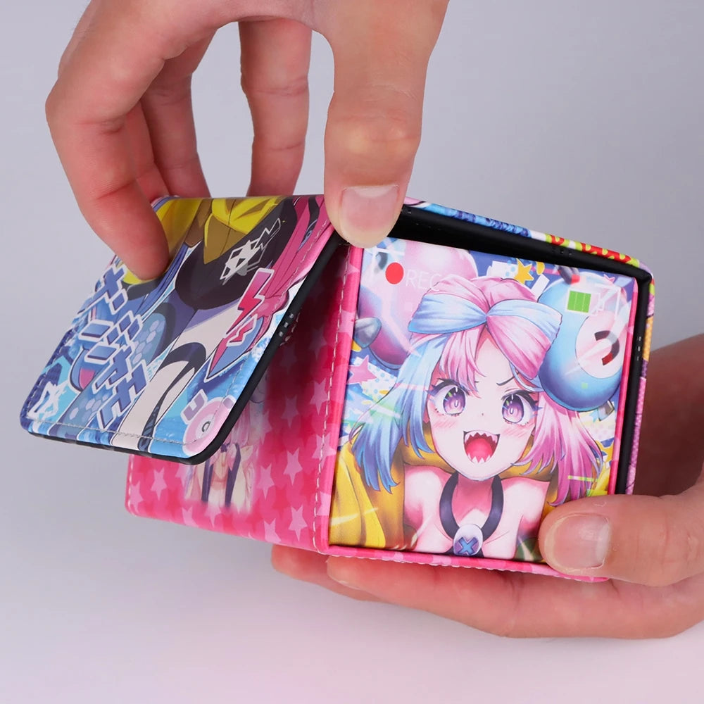 Anime Figures Gengar Deck Box Yugioh TCG Trading Cards PU Leather