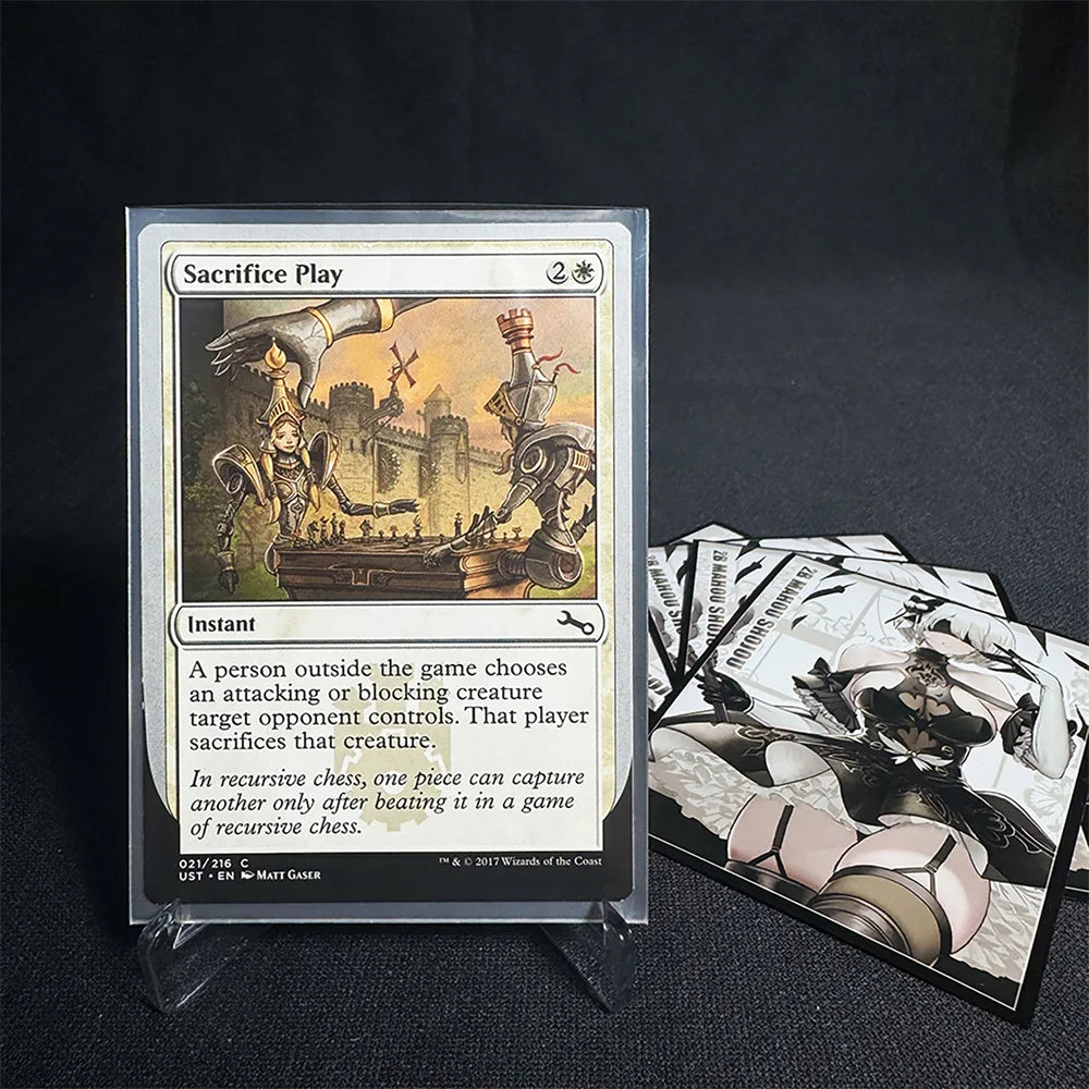 60PCS Standard Size Card Sleeves for MTG TCG Anime Art Protectors