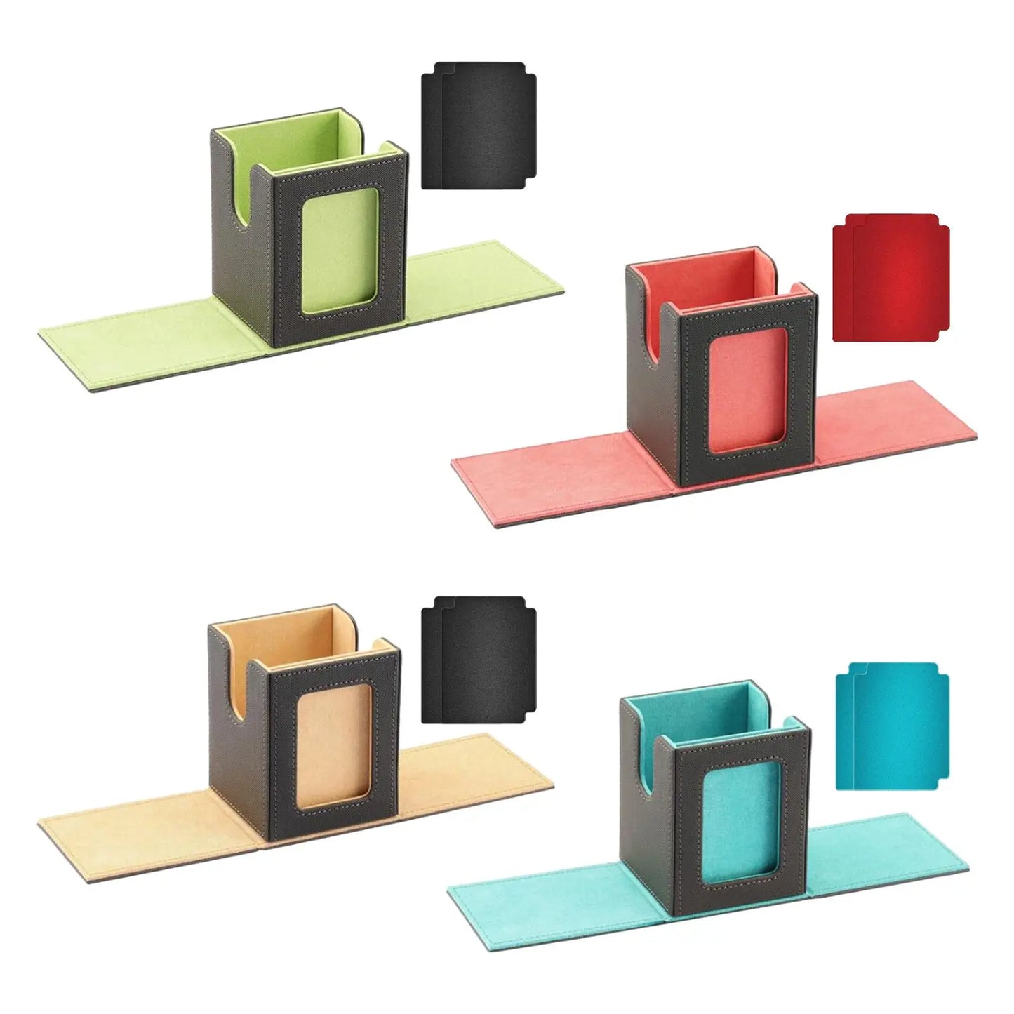 Trading Card Deck Box Premium Magnetic Closure Holds 100+ Cards Organizer