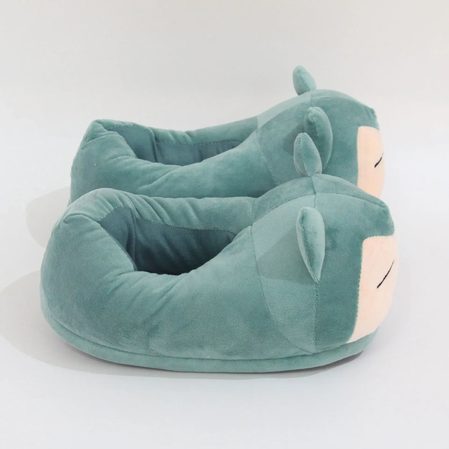 Pokemon Snorlax Plush Slippers Winter Warm Cotton Shoes Couple Gift