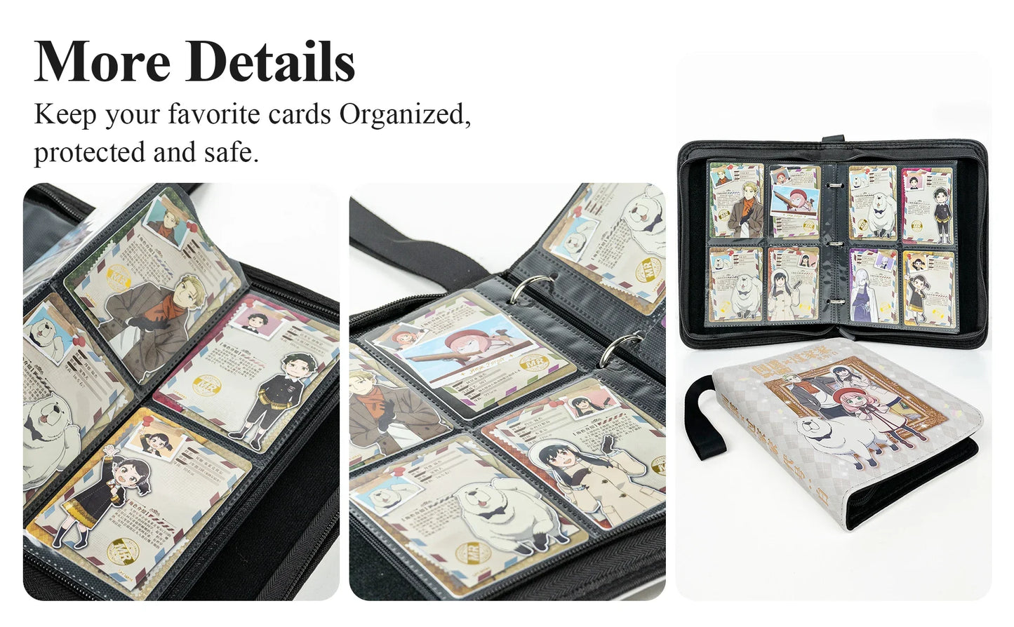 CARDFUN SPYxFAMILY CODE White Collector Card Album TCG Trading Card Binder