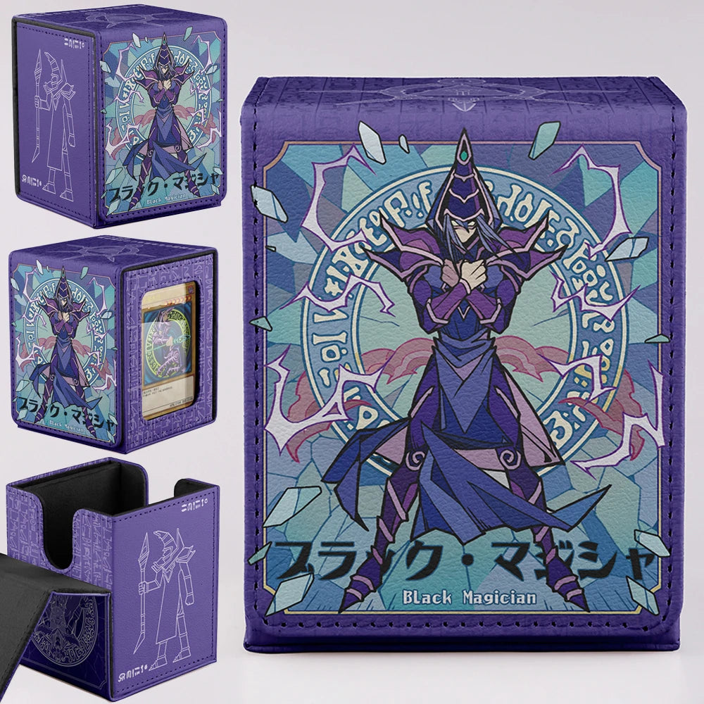 **** TCG 100+ Card Capacity Deck Box Dragon Design Durable Storage for YGO Magic