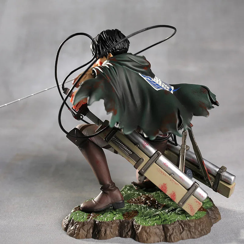 Anime Attack on Titan Levi Ackerman PVC Action Figure Model Toy