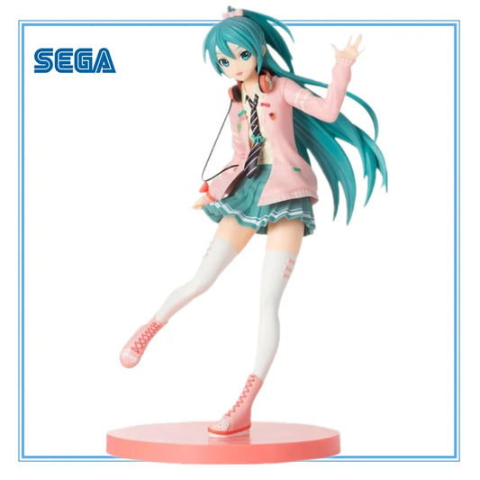 Hatsune Miku Ribbon Girl Figure – 9.4in SEGA PVC Anime Model