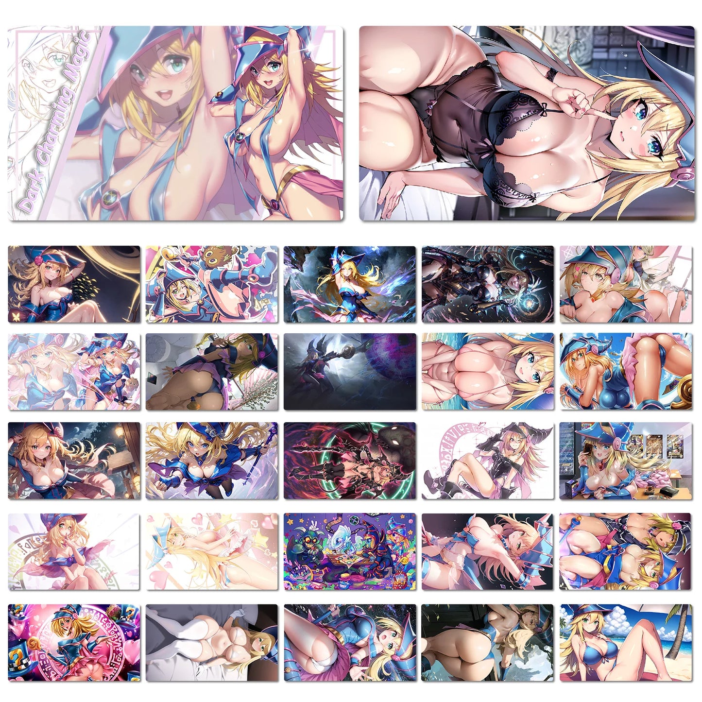 YuGiOh Dark Magician Girl Playmat Gaming Mouse Pad Gaming Mat