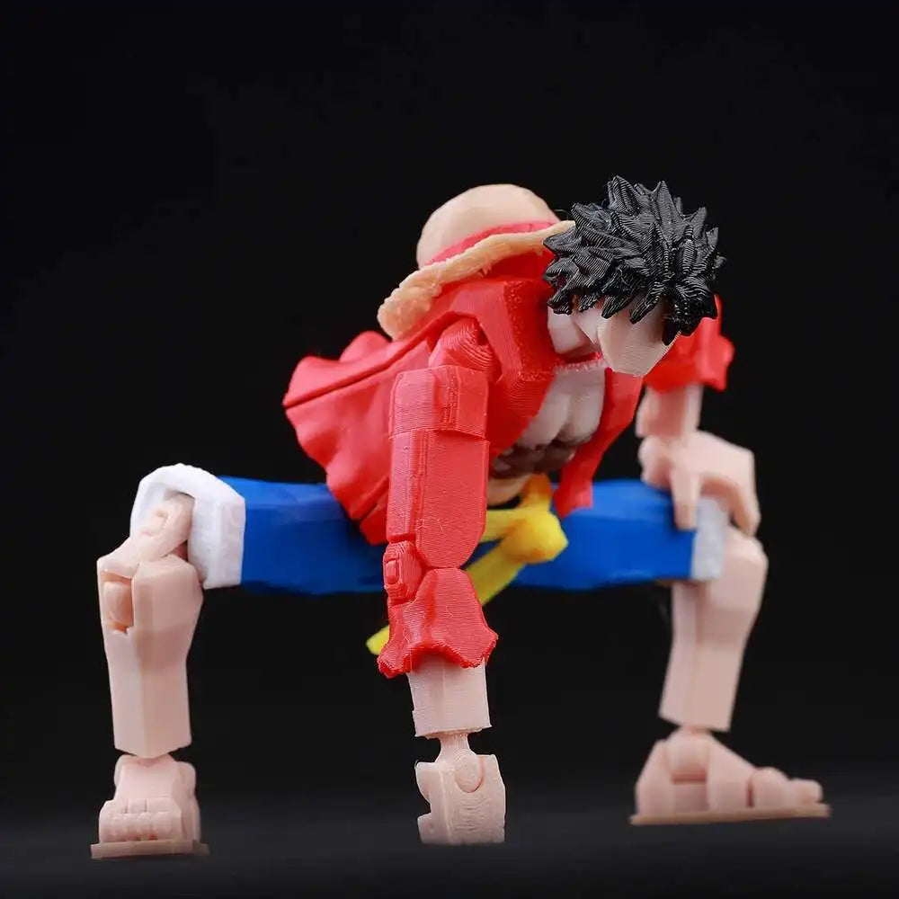 9L3D “Lucky Dummy 13” Monkey D. Luffy Figure – 5.5-Inch (14cm) One Piece Action Model