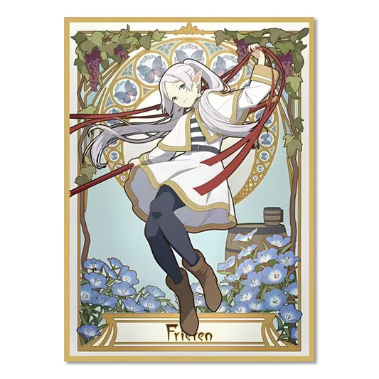 60 PCS Anime Card Sleeves Protector for TCG PTCG PKM Frieren Art