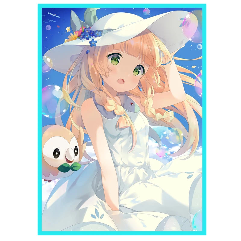 Pokemon Lono Deck Box Cute Anime Girl PTCG Trading Card Storage Case