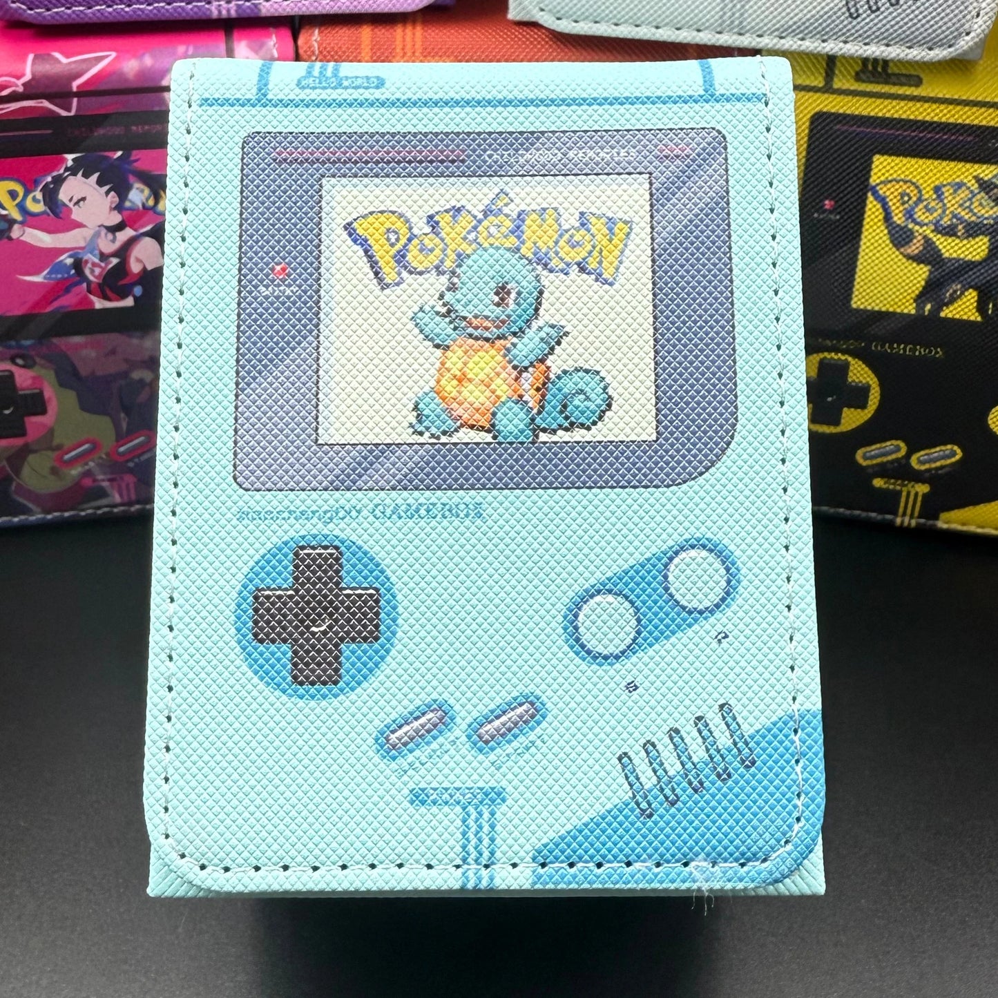 15 Models DIY PTCG Lugia Giratina Card Storage Box Gengar Leather Gift