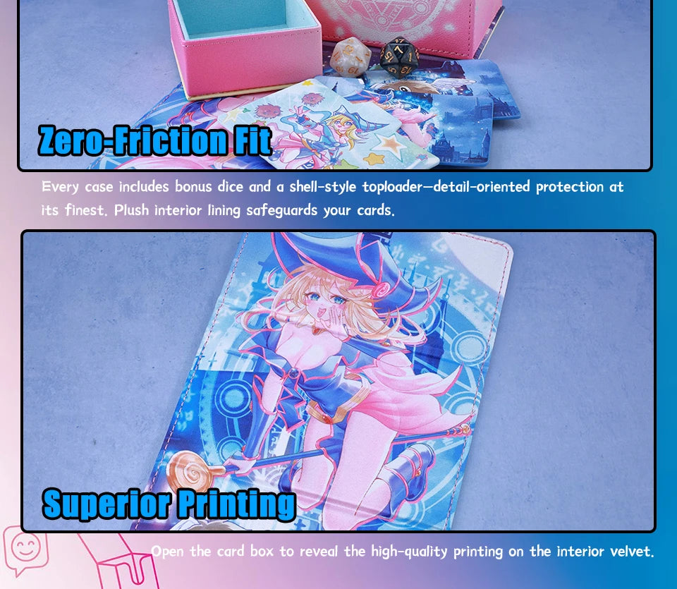 Gacha Dark Magician Girl Deck Box Dicewinder for YGO TCG Card Storage
