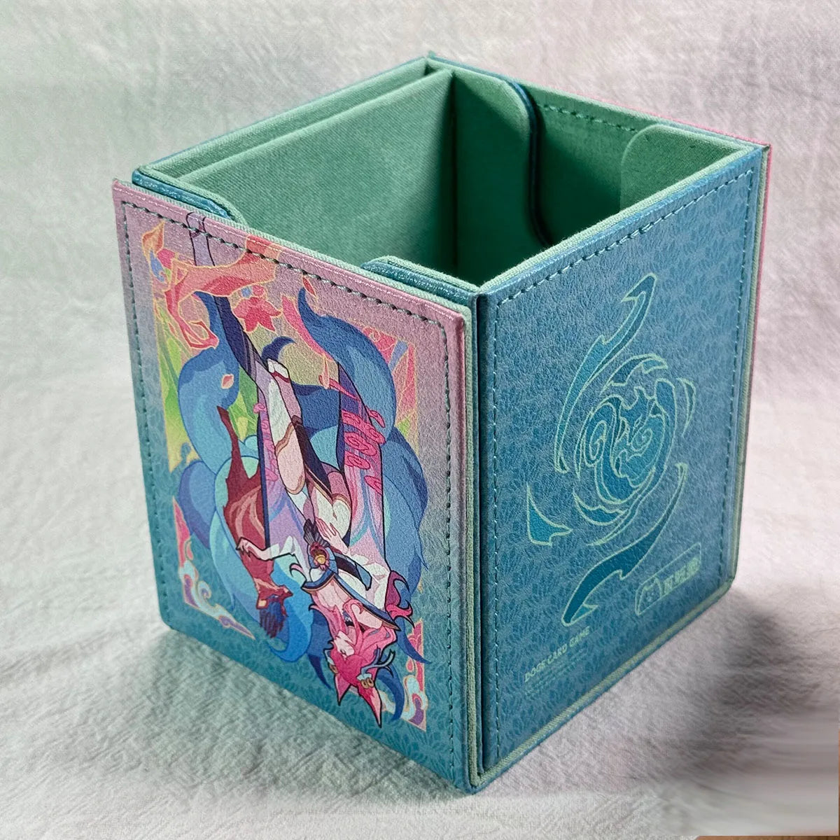 Diy Ahri Card Storage Box TCG Protection Gift Fantasy Collectible