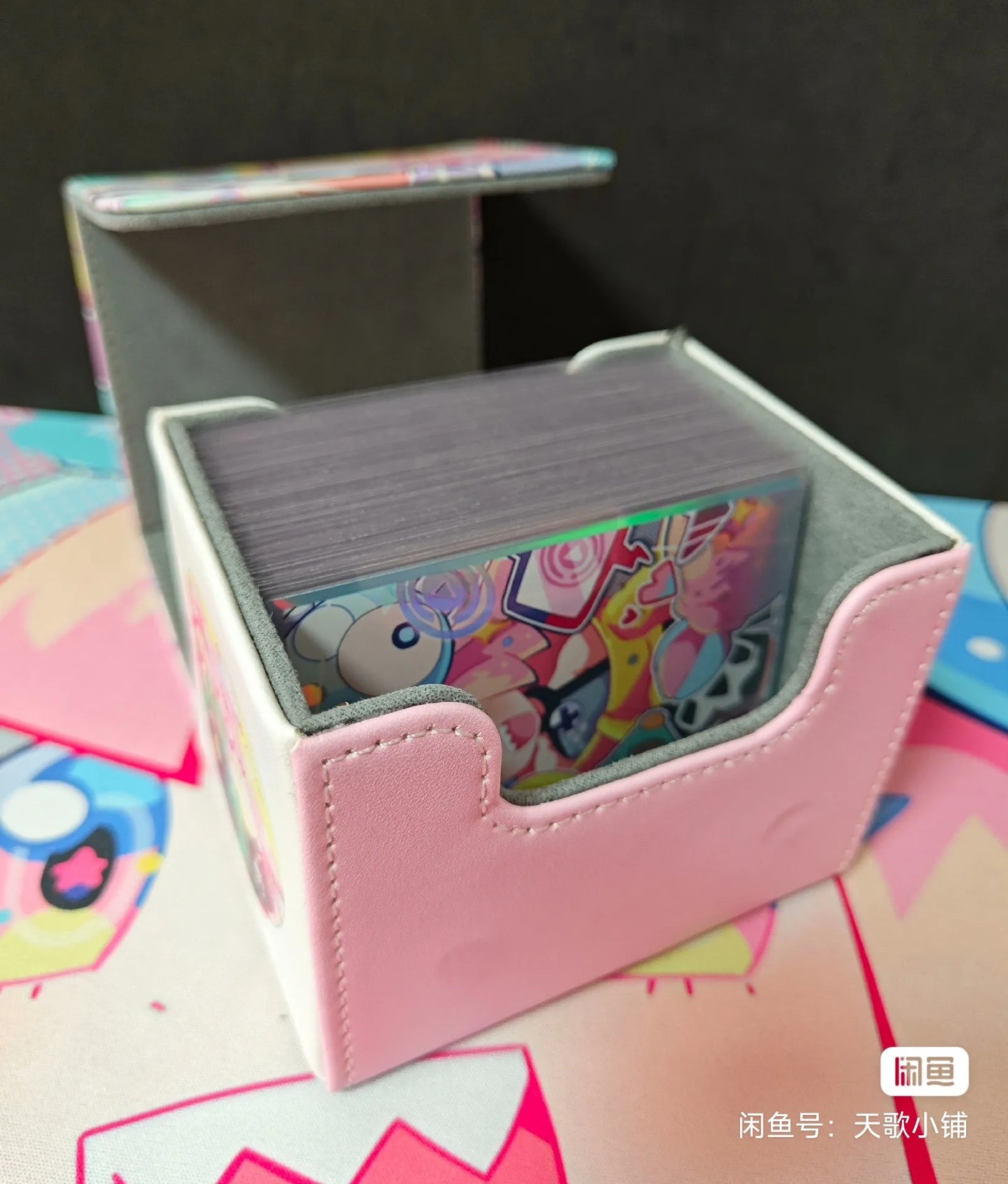 Pokemon Lono Deck Box Cute Anime Girl PTCG Trading Card Storage Case