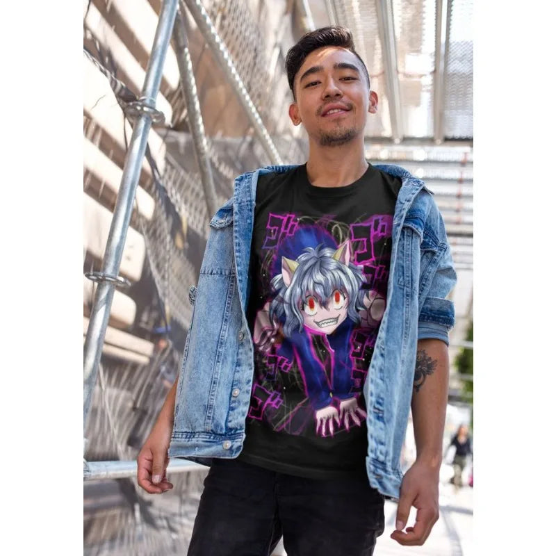 Hunter x Hunter Neferpitou T-Shirt – HXH Cat Chimera Ant Graphic Tee (2025 Edition)