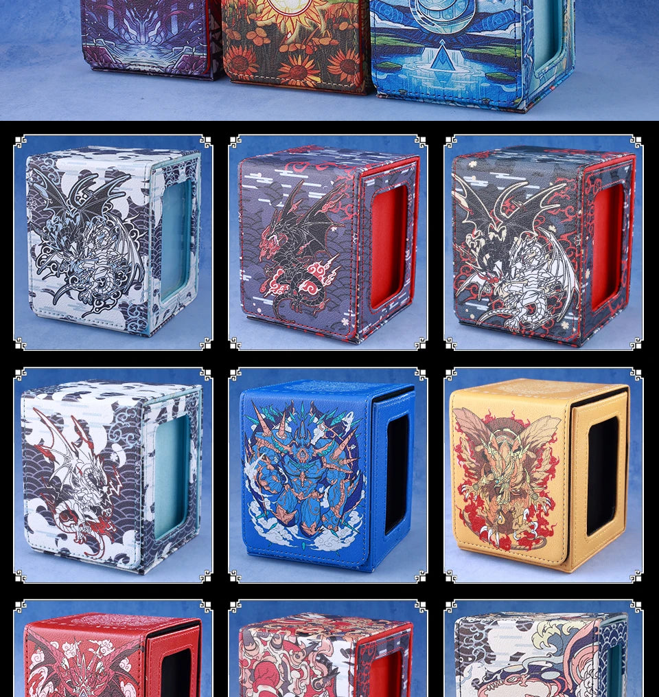 The Lightless Shadow Yugioh TCG Deck Box Magnetic PU Leather Storage
