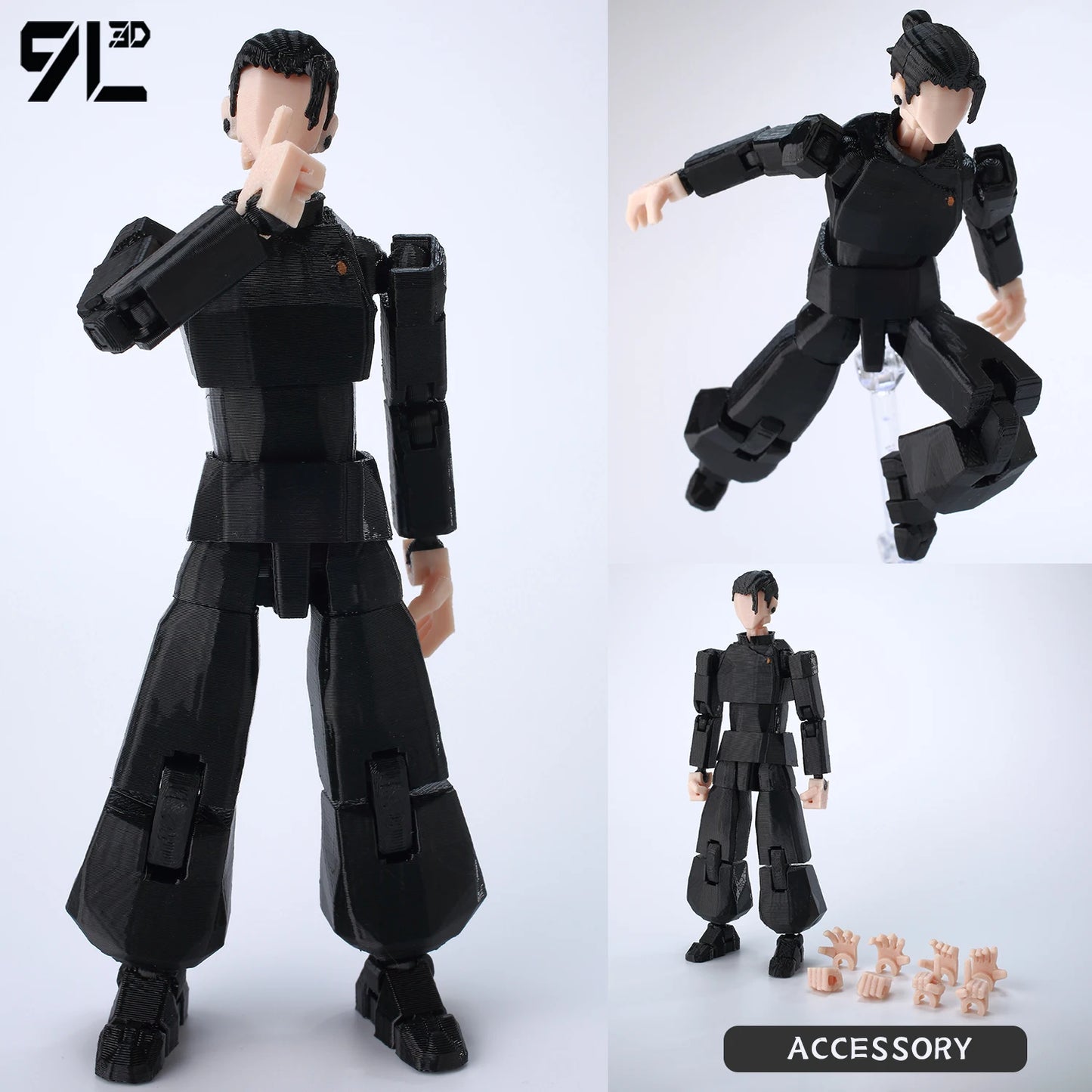**** 9L3D Printed Jujutsu Kaisen Action Figures Sukuna Yuji Yuta Gojo