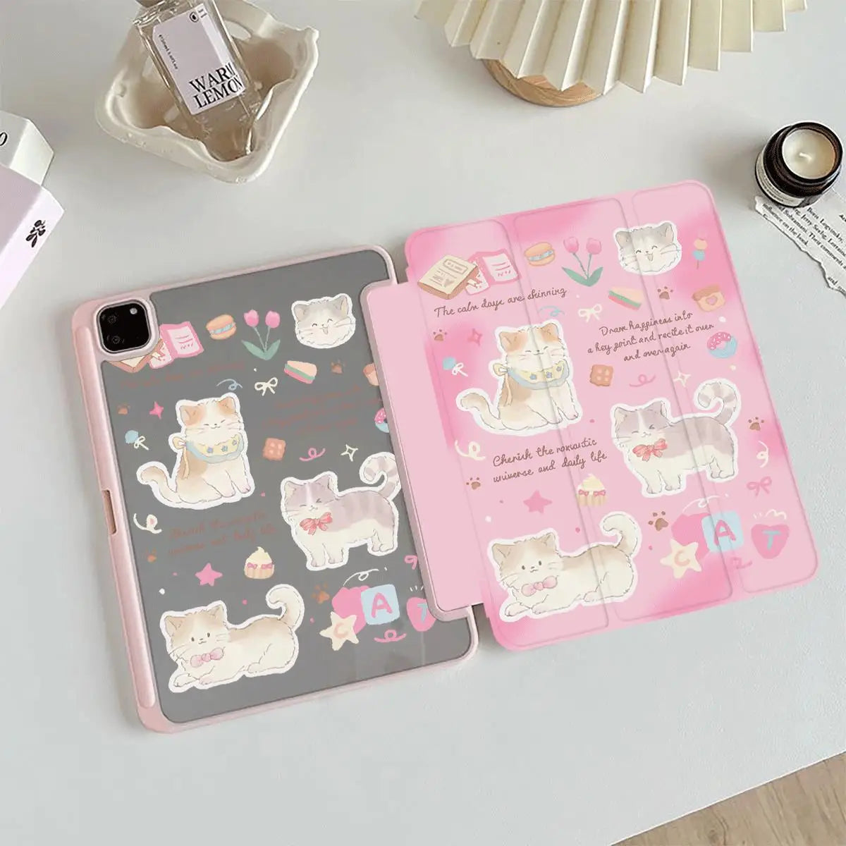 Musical Cat Smart Case for iPad 10.2 11 12.9 Air Pro 6th 5th 2025