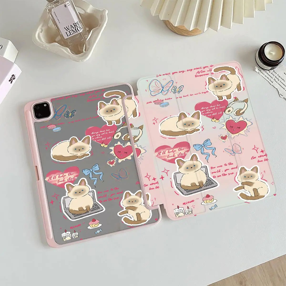 Musical Cat Smart Case for iPad 10.2 11 12.9 Air Pro 6th 5th 2025