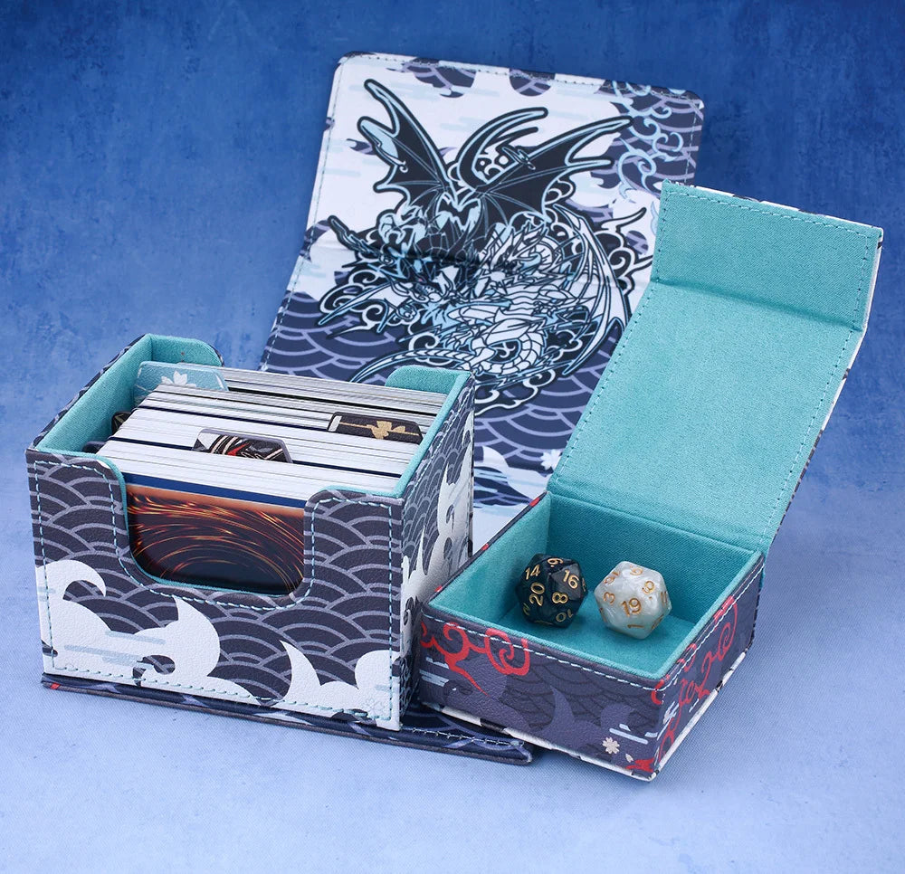 **** Gacha Deck Box for PTCG Cards Trading Card Storage with Display Window